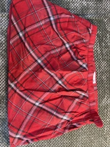 Old Navy Red Plaid Mini Skirt Size 16 - Picture 1 of 3