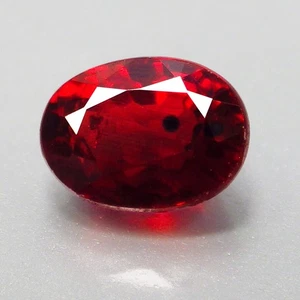 0.62 Cts Mesmerizing Oval (5 x 3 mm) 100% Natural Red Sapphire Loose Gemstones - Picture 1 of 7