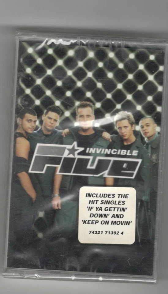 FIVE -INVINCIBLE MUSICASSETTA MC NUOVA SIGILLATA