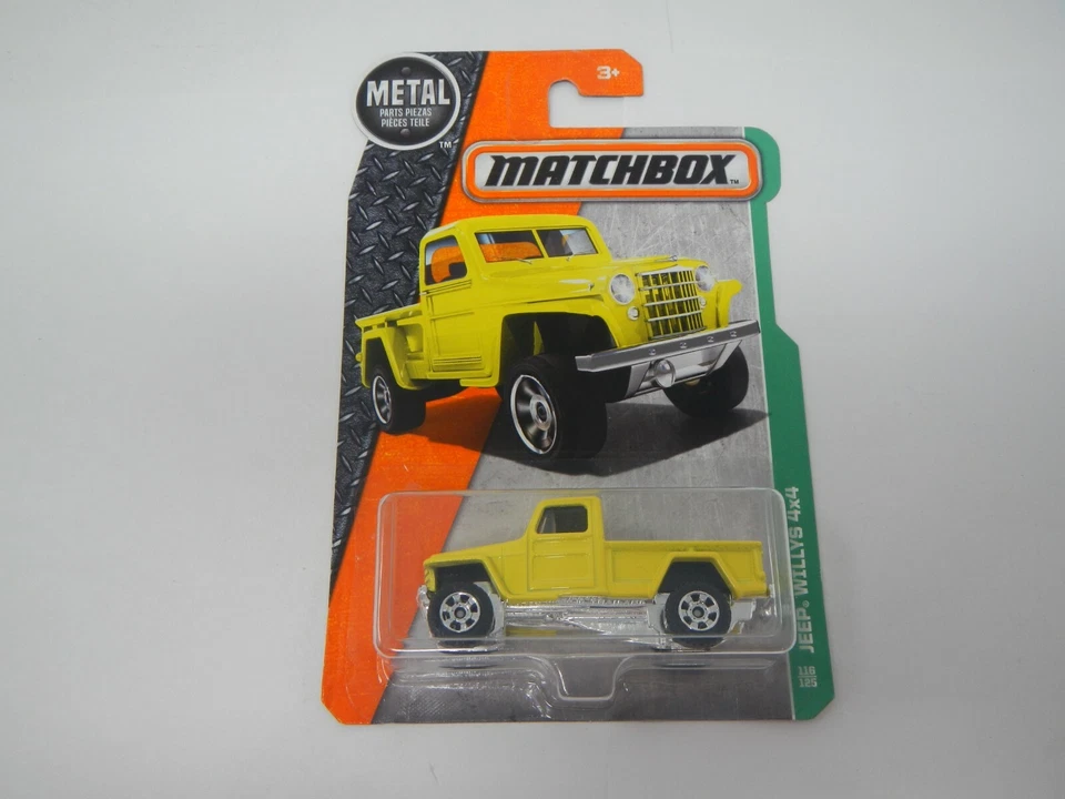 Matchbox MBX Metal Jeep Willys 4x4 #116 Yellow - Image 1 of 3