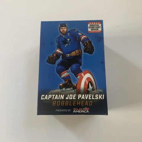 Captain America Joe Pavelski Bobblehead NHL Hockey San Jose Sharks Cover