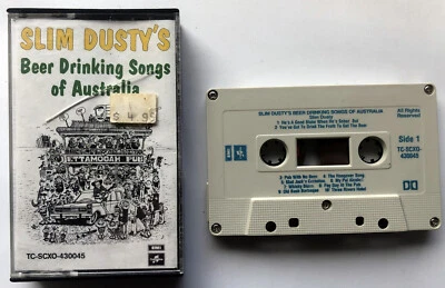 Slim Dusty's Beer Drinking Songs of Australia Cassette Tape, 1986 TC-SCXO-430045 - Image 1 of 2
