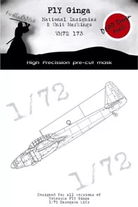 P1Y Ginga Nat. ins. & Segni per 1/72 Hasegawa - DEAD Design VM72173 - Foto 1 di 2