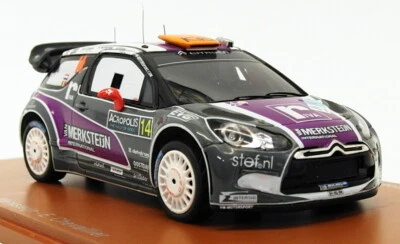Spark 1/43 Scale S3305 - Citroen DS3 WRC #14 - Acropolis Rally 2011 - Image 1 of 4