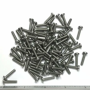 (PKG of 100) 6-32 x 5/8" Machine Screw, Phillips Pan Head, 18-8 Stainless Steel - Picture 1 of 2