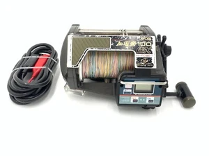 RYOBI AD Dendou 100 HI POWER EX Mulinello Elettrico Grande Gioco Trolling ECCELLENTE 3278 - Foto 1 di 14