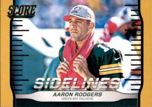 2016 Score Sidelines Gold #5 AARON RODGERS Packers - Picture 1 of 2