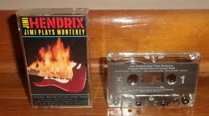 JIMI HENDRIX-Jimi Plays Monterey-Original Motion Picture Soundtrack-Cassette Ex! - Picture 1 of 8