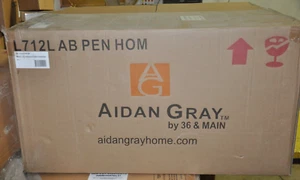 Aidan Gray Large Fanning Drum Pendant in Antique Brass L712L AB PEN HOM NEW - Picture 1 of 11