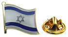 Israel Flag Pin Badge Star of David Metal Brooch