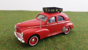 PEUGEOT 203 berline TAXI rouge échel 1/43 ALTAYA voiture miniature de collection - Picture 1 of 8