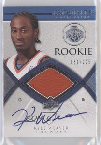 2008-09 Exquisite Collection /225 Kyle Weaver #85 RPA Rookie Patch Auto RC