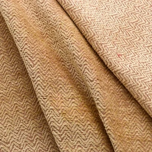 Reversible Chevron Motif Chenille Cotton/Rayon Blend Upholstery Fabric | 2.3yds - Picture 1 of 8