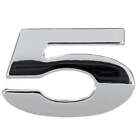 Chrome 3d Self-adhesive Letter Number Car Badge Emblem Stick On Home / Car Door