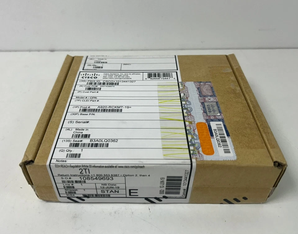 CISCO A920-RCKMT-19 (NUEVO). GARANTÍA DE 90 DÍAS. ENVÍO GRATIS REINO UNIDO - Imagen 1 de 1