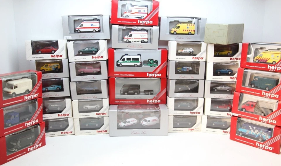 Herpa - 1:87 Ho - 35 Macchinine, Furgoni E Trasporto a Scelta - Nuovo IN Scatola - Immagine 1 di 4