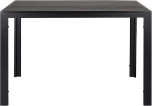 Alu Gartentisch Terrassentisch Balkontisch Esstisch Gartenmöbel Tisch Optik 110㎝ - Bild 1 von 12