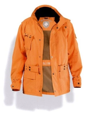 Wellensteyn winter Jacket men Heavy Weight BELAMI Vintage Carib Orange LARGE L - Image 1 of 4