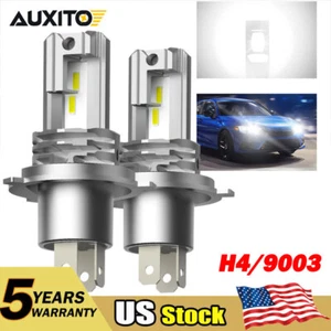 H4 9003 LED Headlight Bulbs Conversion Kit High Low Beam Replace Halogen Light - Imagen 1 de 13