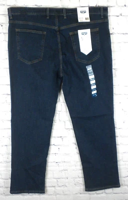 Jean Saddlebred Denim Para Hombre Super Oscuro Pierna Recta Cónica Talla 40 x 30 Foto 1 de 4