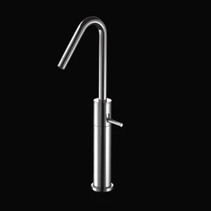 Design Waschtischmischer Hochwaschtisch Messing verchromt Fachhandelsqualität - Bild 1 von 2