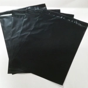 1,000 7.5x10.5 BLACK POLY MAILERS ENVELOPES BAGS 7.5x10.5 - 2.5MIL The Boxery - Picture 1 of 1