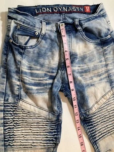 Lion Dynasty Jeans Size 12Slim 27Wx25L Unisex Mens Or Womens See Photos For Det - Picture 1 of 11