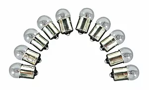 10x 67 Light Bulb Miniature Auto Lamp Lights Vintage Automotive 12v G6 BA15S Lot - Picture 1 of 2