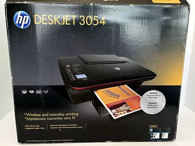HP DeskJet 3054 All-In-One Inkjet Printer Bonus Advanced Glossy Photo Paper - Image 1 of 4