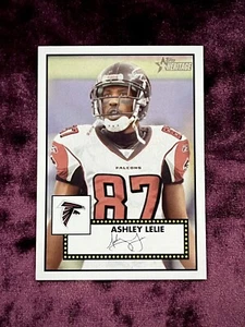 Ashley Lelie 1952 Topps Heritage #103 MINT Facsimile Auto Falcons Jersey Hawaii - Picture 1 of 4