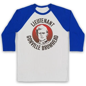 LT GONVILLE BROMHEAD UNOFFICIAL ZULU WAR ARMY FILM 3/4 SLEEVE BASEBALL TEE - Picture 1 of 20