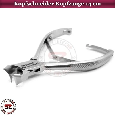 SLITETECH® Nagelzange Profi Kopfschneider Fußnagelzange Edelstahl Fußnägel dicke 14 cm