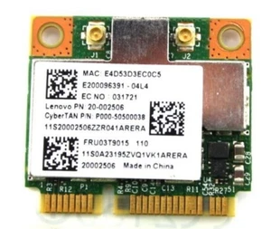 IBM Lenovo 03T9015 X230T BCM943227HM4L SCHEDA WIRELESS PCIE WIFI mini - Foto 1 di 1