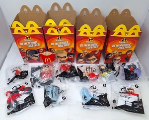 McDonalds Happy Meal Incredibles 2 komplettes Spielzeugset versiegelt + Boxen 1-10 CIB 2018 - Bild 1 von 23