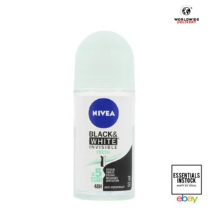NIVEA Female Black & White Fresh Deodorant 50ml - Picture 1 of 2