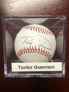 Taylor Guerrieri Signed Autographed ROMLB Baseball Blue Jays Rangers w/Cube - Picture 1 of 3