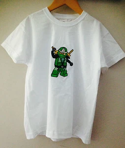 Kids Embroidered Ninjago T-Shirt - 18 Colours - 3-4 years to 14-15 years - Picture 1 of 22