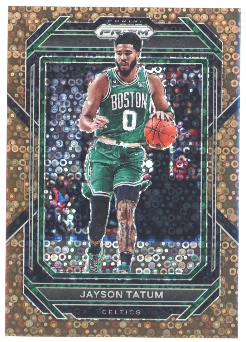 2022-23 Prizm Fast Break Basketball Jayson Tatum CELTICS #17 Bronze Disco 4/20