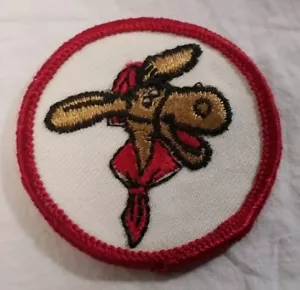 Toppa/distintivo vintage BSA cucito ricamato "Pedro The Mail Burro Scout Patrol" - Foto 1 di 5