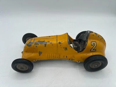 Vintage L.M. Cox Mfg. Co. #2 Yellow THIMBLE DROME SPECIAL TETHER CAR - Image 1 of 4