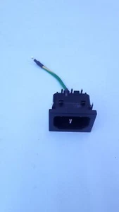 Kaltgerätestecker C14 Einbau / Lötverbindung / Printmontage / Kabel (1) - Bild 1 von 3