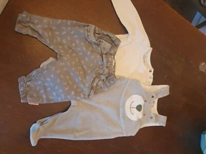 Babyset von Sterntaler (3teilig) Gr. 56 Strampler, Shirt und Hose - Bild 1 von 9