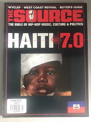 The Source Magazine #237, Haiti Special Edition, Wyclef, **RARE** - Image 1 of 4