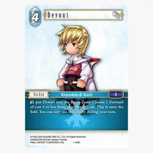 Final Fantasy TCG Devout (Ingus) - Opus I (OP1) 1-048C - Picture 1 of 2