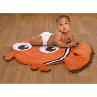 plush tummy time mat