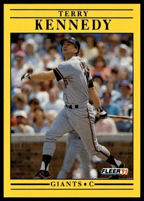 1991 Fleer #263 Terry Kennedy - Image 1 of 2