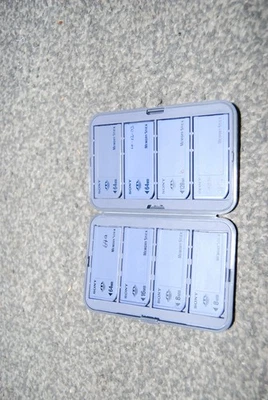 8 x Genuine Sony Camcorder/Camera Memory Sticks  8MB to 128MB + case - Image 1 of 2