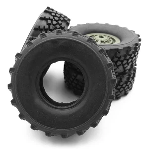 4Pack 1/16 RC Car Rubber Tires Tyres for WPL B-14 B16 B36 B24 Military Truck1 - Picture 1 of 15