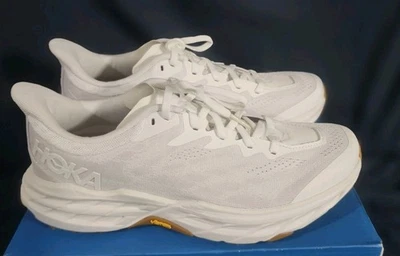 Hoka One Speedgoat 5 Shoes White Cloud 1123158-WNCL Women Size 9B New With Box - Image 1 of 4