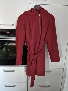 Even & Odd Damen Kurzmantel Jacke Rot Schleife Kragen Winter Mode Fashion Gr. 38 - Bild 1 von 20